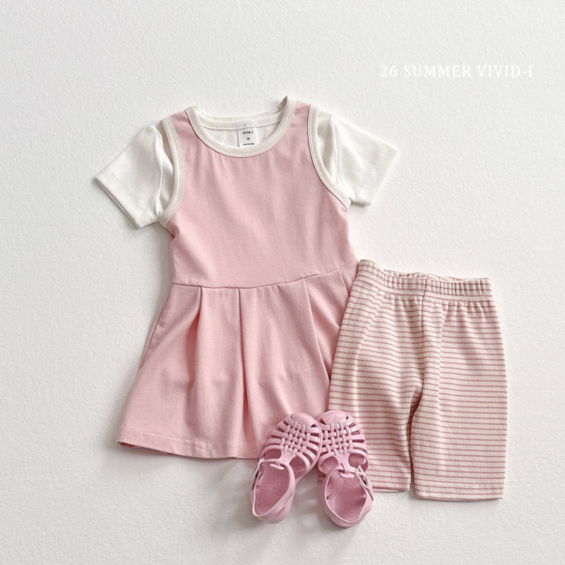 Vivid I - Korean Children Fashion - #Kfashion4kids - Tennis Sleeveless One-piece - 7