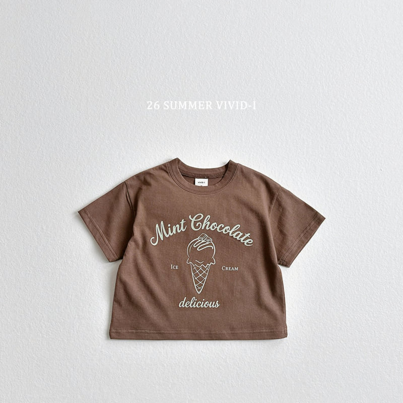 Vivid I - Korean Children Fashion - #Kfashion4kids - Ice Cream Short Sleeve Tee - 7