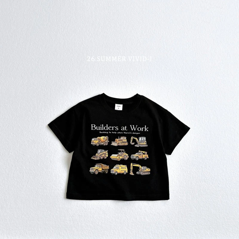 Vivid I - Korean Children Fashion - #Kfashion4kids - Mini Car Short Sleeve Tee - 6