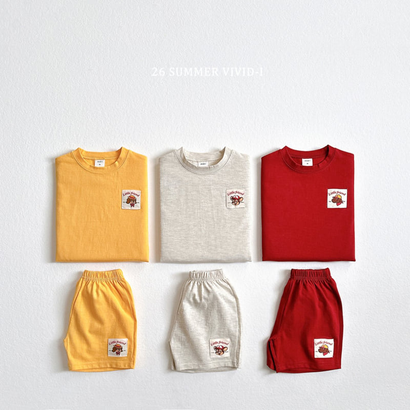 Vivid I - Korean Children Fashion - #Kfashion4kids - Summer Label Set - 3