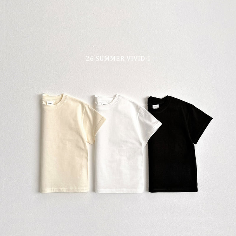 Vivid I - Korean Children Fashion - #Kfashion4kids - Summer Oversized Short Sleeve Tee