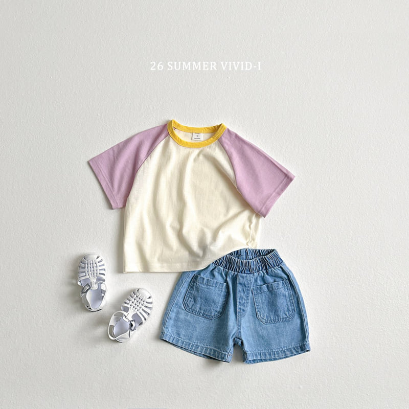 Vivid I - Korean Children Fashion - #Kfashion4kids - Essential Raglan Short Sleeve Tee - 12