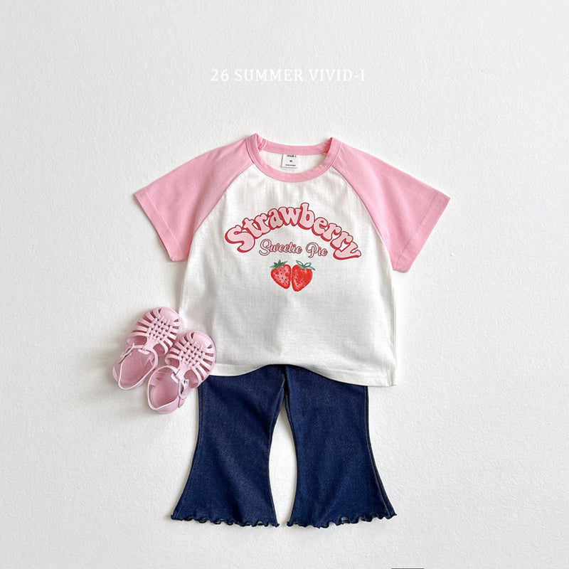 Vivid I - Korean Children Fashion - #Kfashion4kids - Summer Indigo Flared Cropped Pants - 8