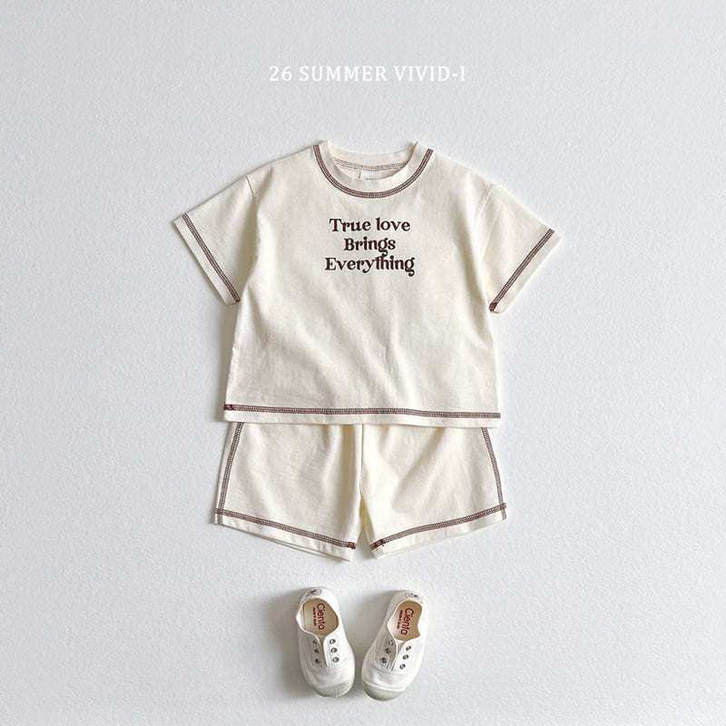 Vivid I - Korean Children Fashion - #Kfashion4kids - Summer Stitch Set - 5