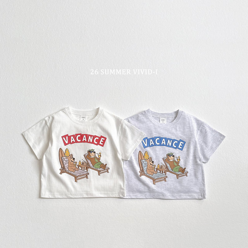 Vivid I - Korean Children Fashion - #Kfashion4kids - Vacation Bear Tee - 3