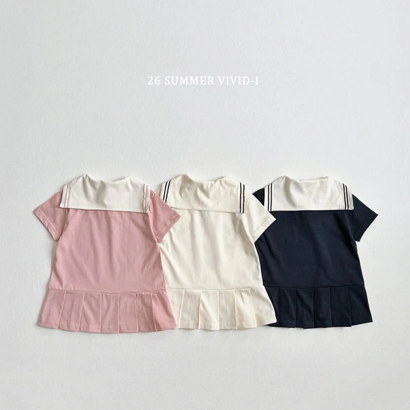 Vivid I - Korean Children Fashion - #Kfashion4kids - Unicorn Sailor One-piece - 3