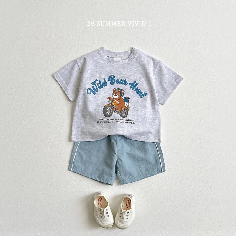 Vivid I - Korean Children Fashion - #stylishchildhood - Piping Nylon Shorts - 4