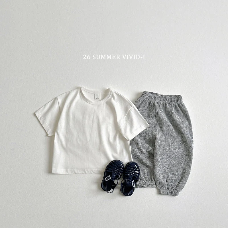 Vivid I - Korean Children Fashion - #childofig - Short Sleeve Tee (set of 2) - 9