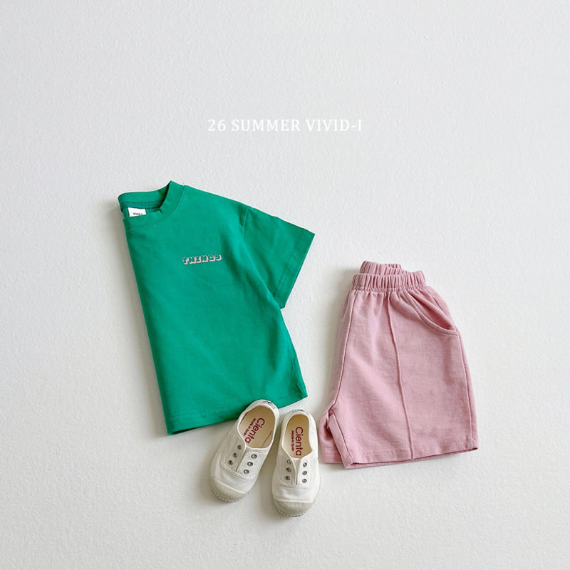 Vivid I - Korean Children Fashion - #childofig - Pintuck Sweat Shorts - 6