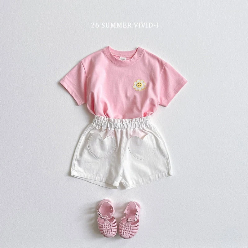 Vivid I - Korean Children Fashion - #childofig - Heart Pocket Shorts - 12