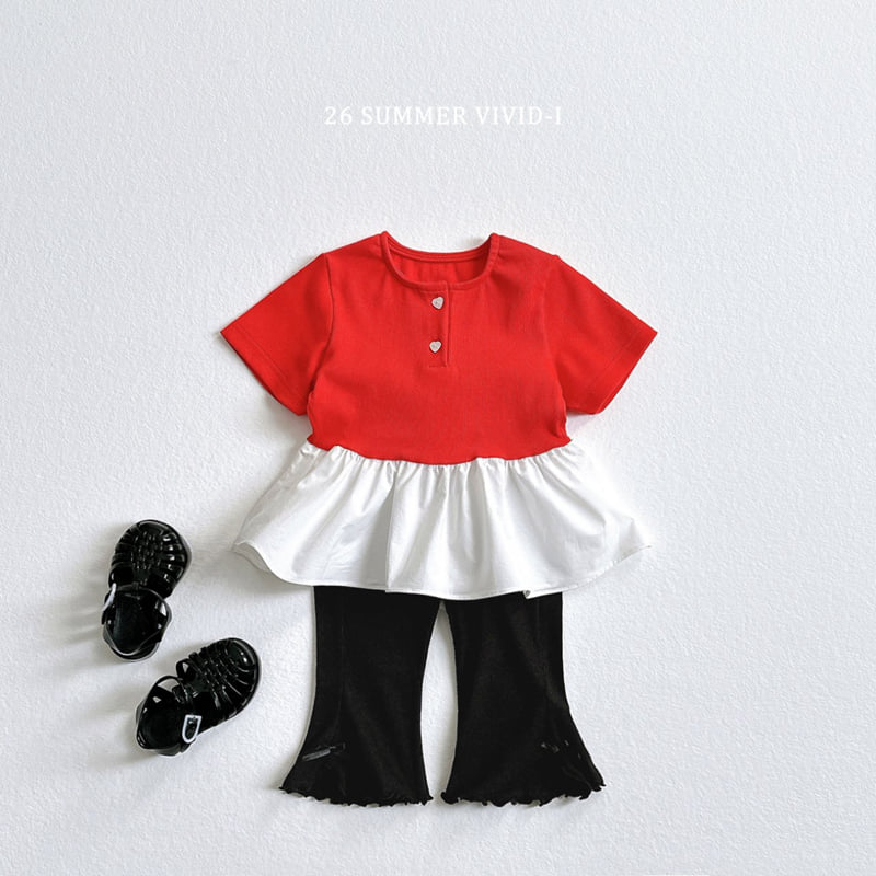 Vivid I - Korean Children Fashion - #childofig - Mini Ribbed One-piece Tee - 9
