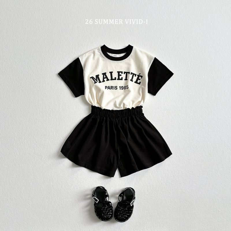 Vivid I - Korean Children Fashion - #childofig - Marie Ribbed Short Sleeve Tee - 8