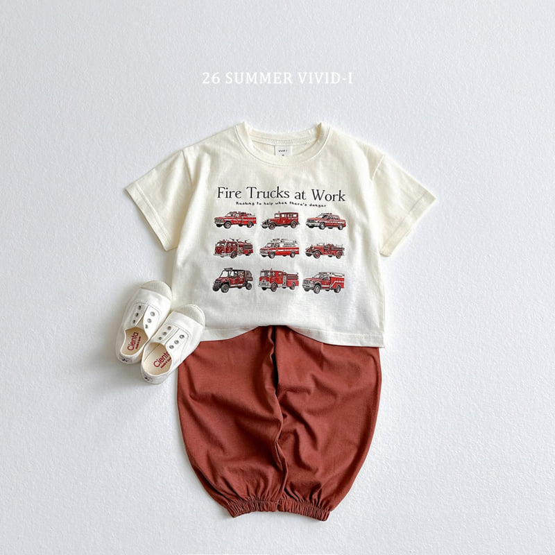Vivid I - Korean Children Fashion - #childofig - Mini Car Short Sleeve Tee - 11