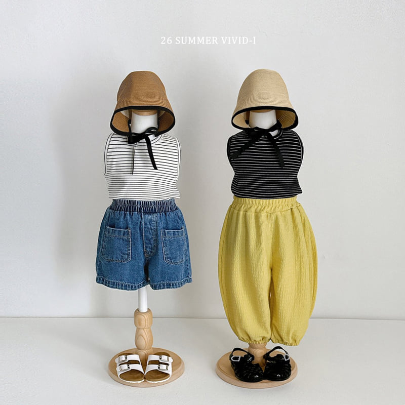 Vivid I - Korean Children Fashion - #childofig - Strap Bonnet Hat - 10