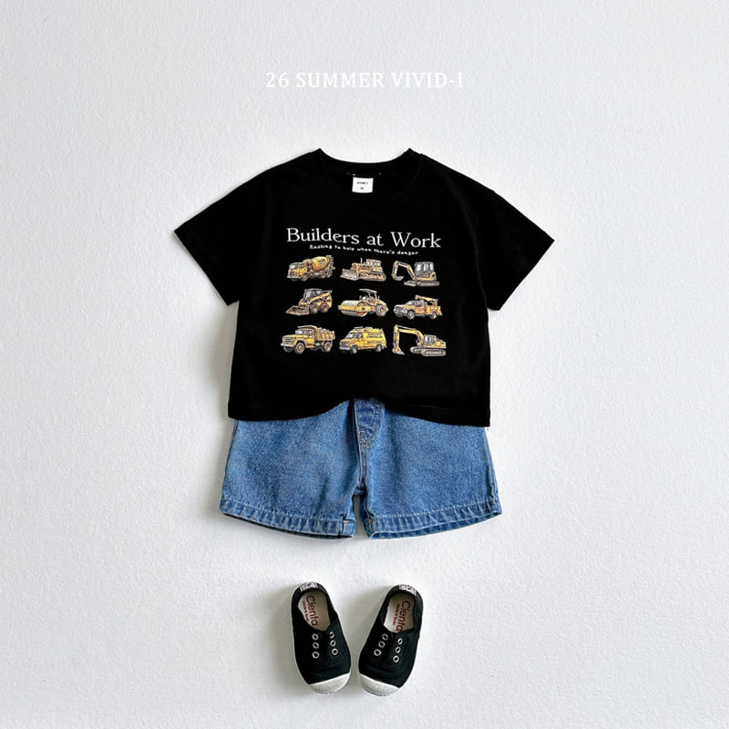 Vivid I - Korean Children Fashion - #childofig - Basic Denim Shorts - 8