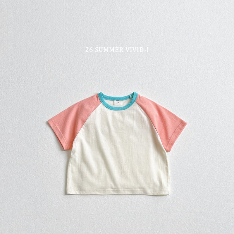 Vivid I - Korean Children Fashion - #childofig - Essential Raglan Short Sleeve Tee - 4