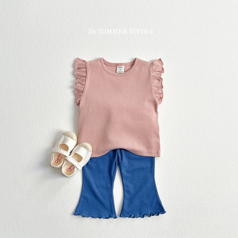 Vivid I - Korean Children Fashion - #childofig - Spandex Frill Cropped Pants - 7