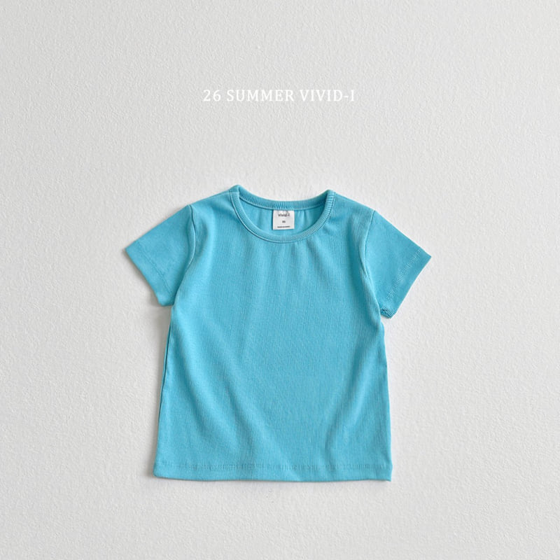 Vivid I - Korean Children Fashion - #childofig - Pastel Ribbed Tee - 4
