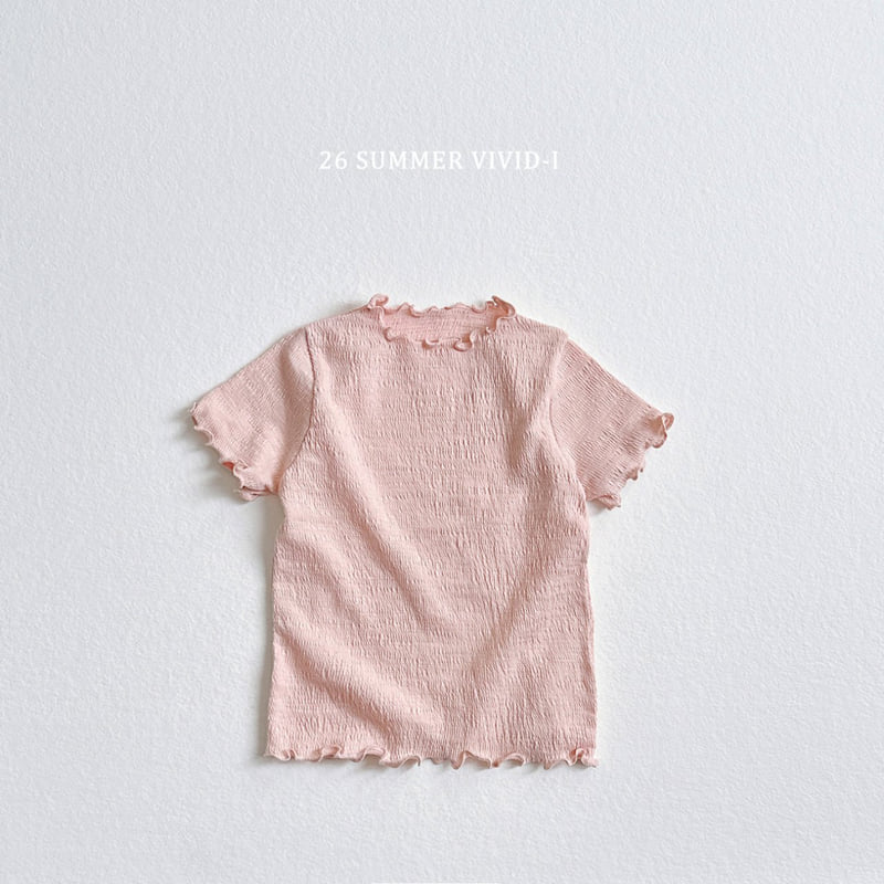 Vivid I - Korean Children Fashion - #childrensboutique - Yoru Slub Frill Tee - 3