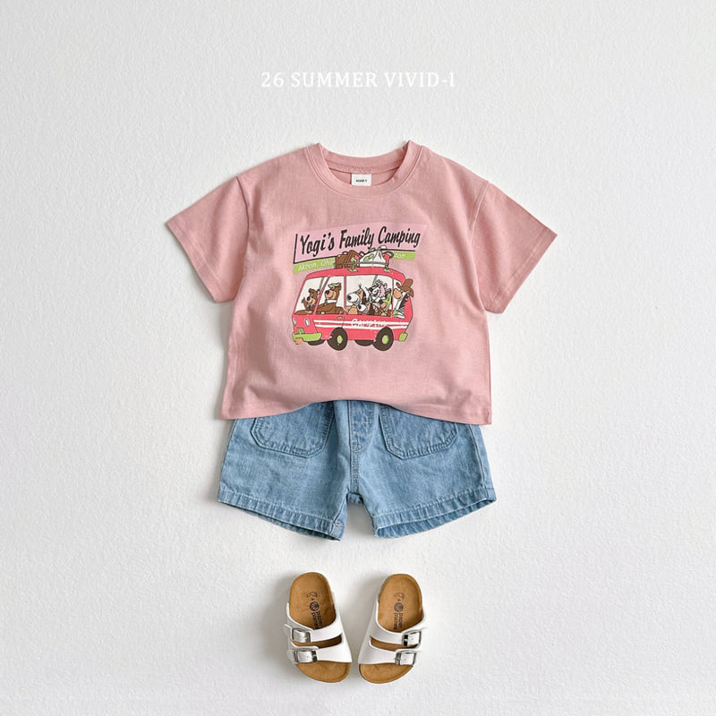 Vivid I - Korean Children Fashion - #childrensboutique - Slub Pocket Denim Shorts - 6