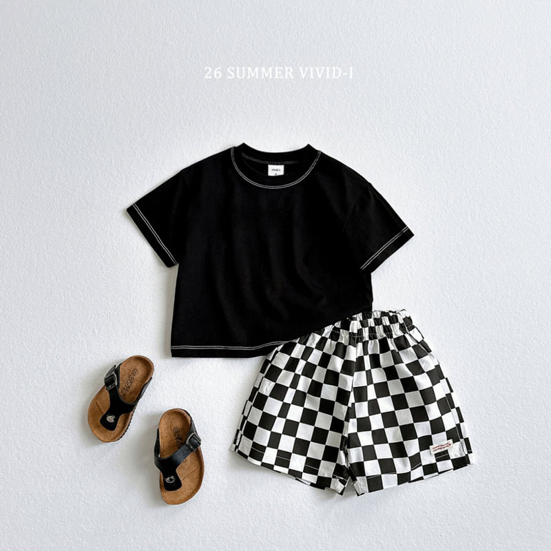 Vivid I - Korean Children Fashion - #designkidswear - Point Label Shorts - 10
