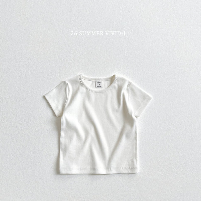 Vivid I - Korean Children Fashion - #designkidswear - Pastel Ribbed Tee - 5