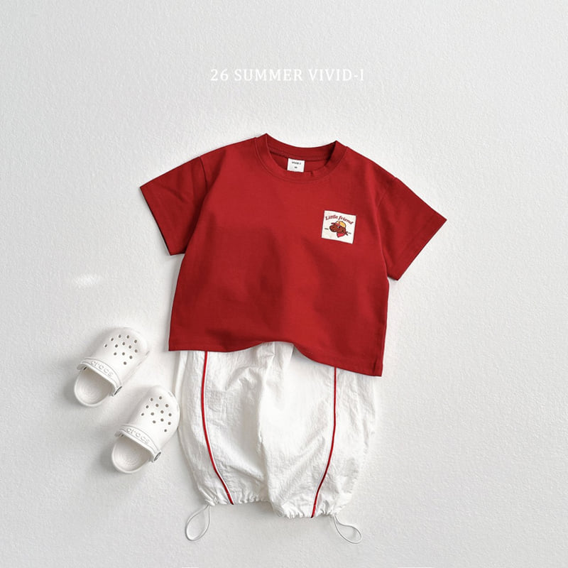 Vivid I - Korean Children Fashion - #designkidswear - Nylon Line Track Pants - 12