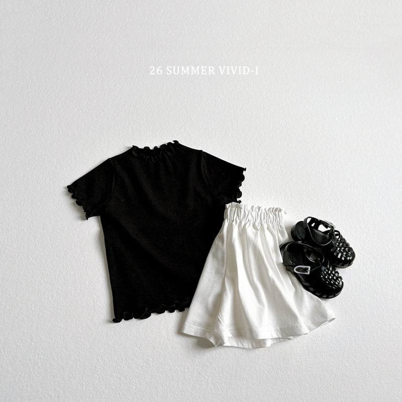 Vivid I - Korean Children Fashion - #designkidswear - Silket Skort - 8