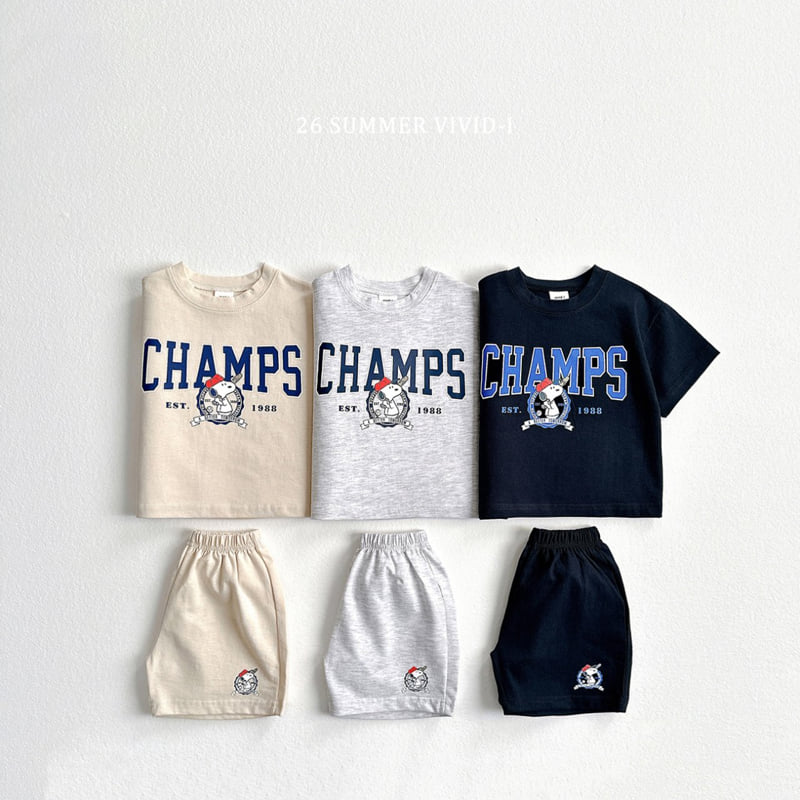 Vivid I - Korean Children Fashion - #designkidswear - Baseball Champs Set