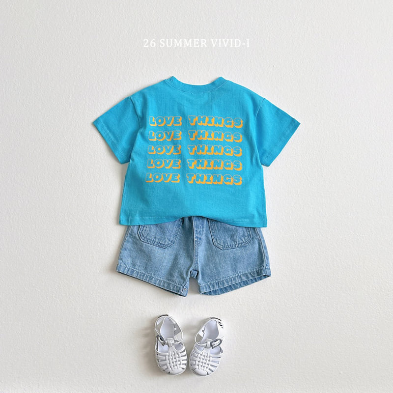 Vivid I - Korean Children Fashion - #discoveringself - Slub Pocket Denim Shorts - 8