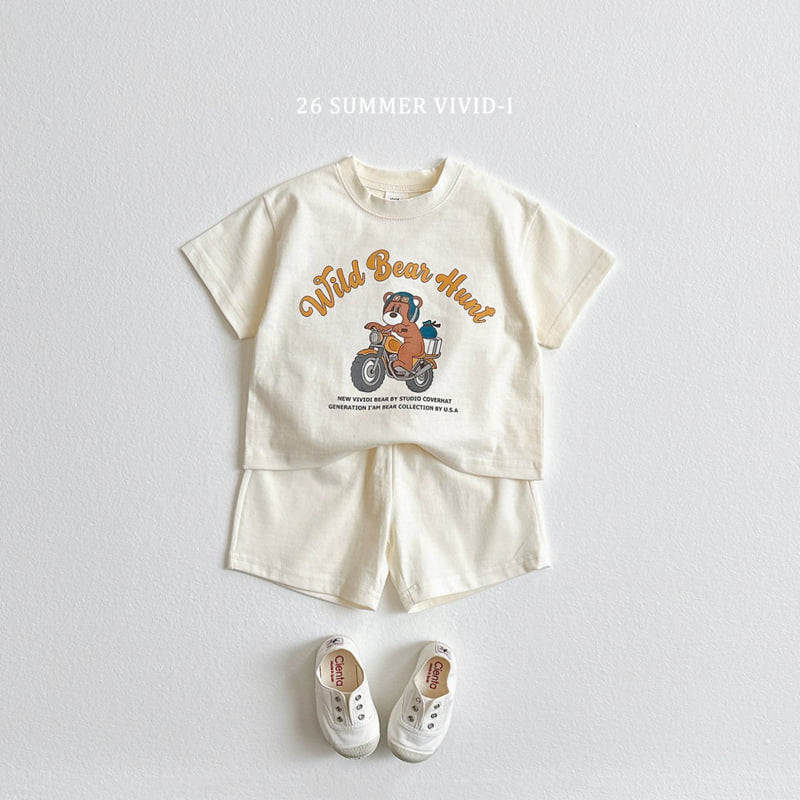 Vivid I - Korean Children Fashion - #discoveringself - Bike Bear Set - 5