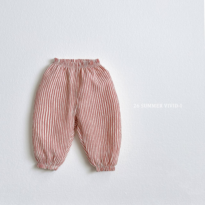 Vivid I - Korean Children Fashion - #discoveringself - Vertical Yoru Loose Pants - 3