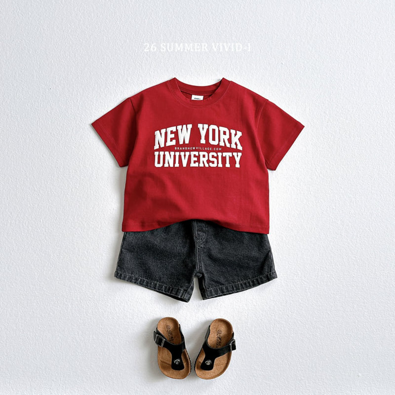 Vivid I - Korean Children Fashion - #discoveringself - Basic Denim Shorts - 11