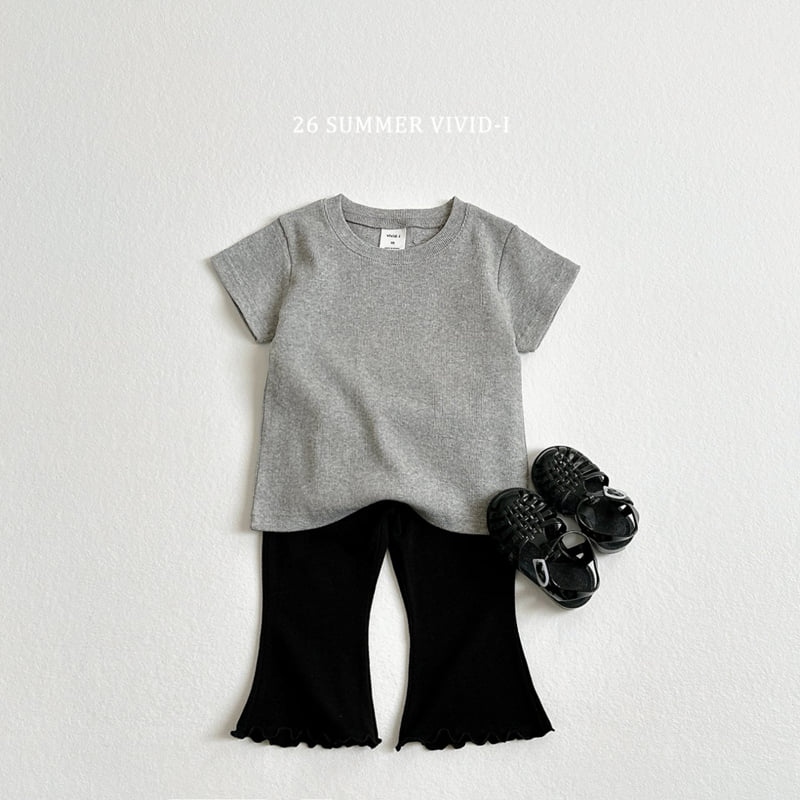 Vivid I - Korean Children Fashion - #discoveringself - Spandex Frill Cropped Pants - 10