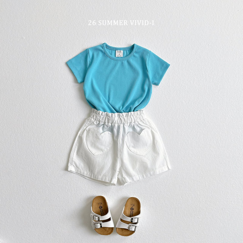 Vivid I - Korean Children Fashion - #fashionkids - Pastel Ribbed Tee - 7