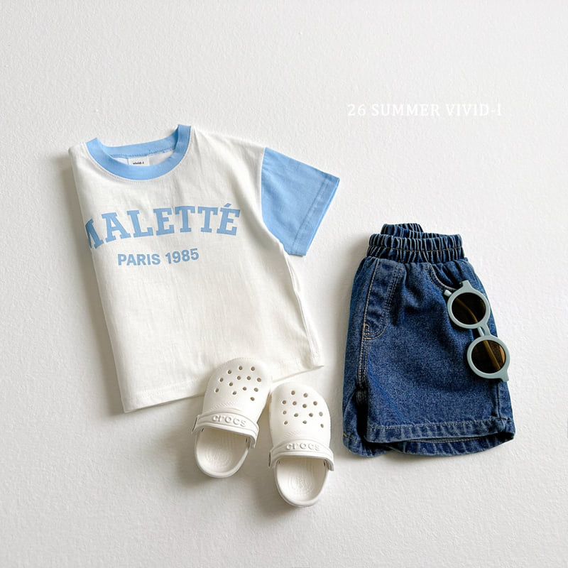 Vivid I - Korean Children Fashion - #fashionkids - Marie Ribbed Short Sleeve Tee - 12