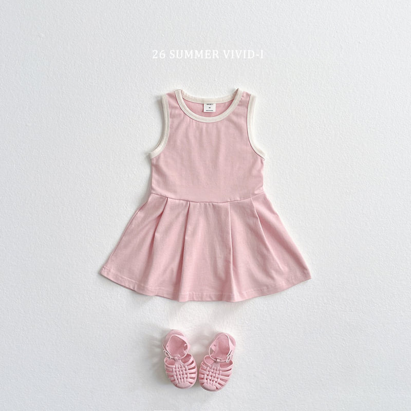 Vivid I - Korean Children Fashion - #fashionkids - Tennis Sleeveless One-piece - 3