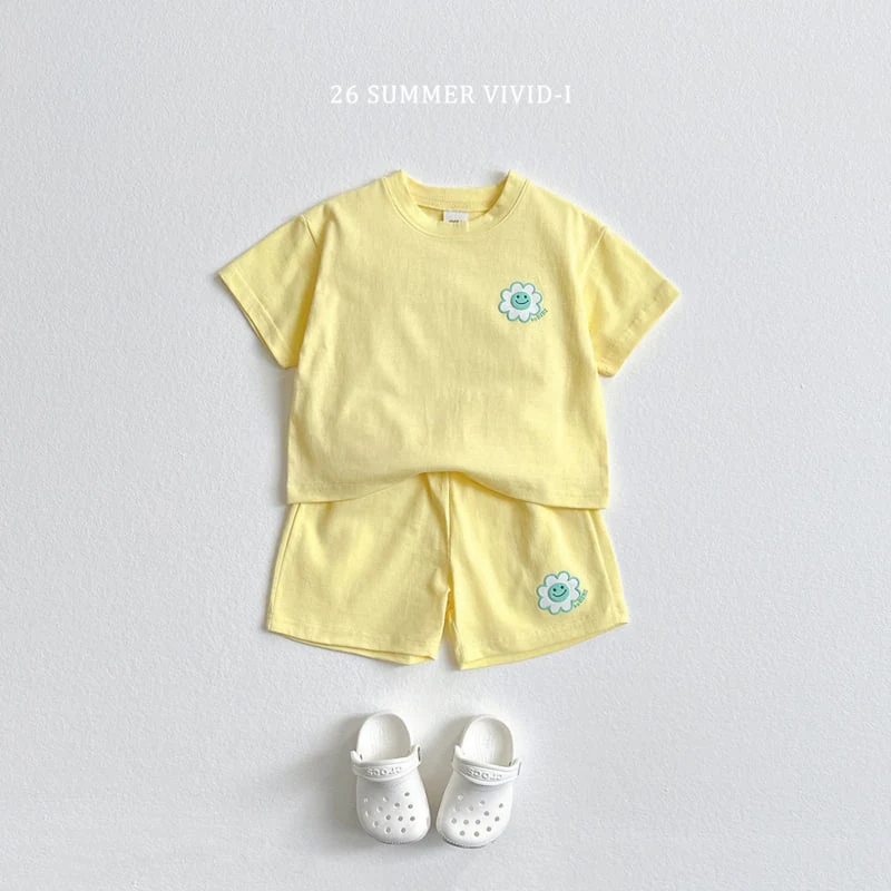 Vivid I - Korean Children Fashion - #fashionkids - Smile Embossed Set - 5