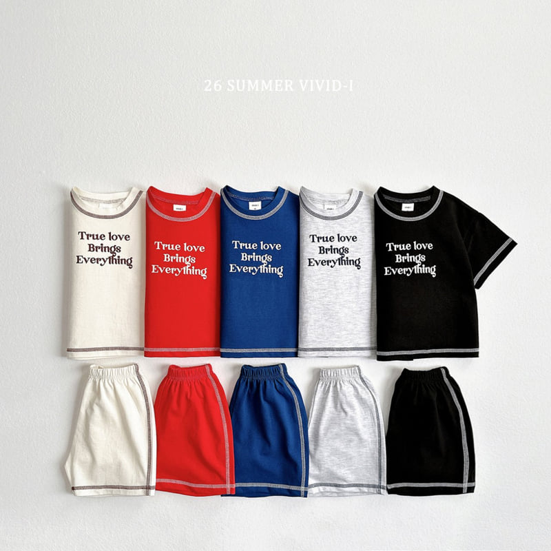 Vivid I - Korean Children Fashion - #fashionkids - Summer Stitch Set