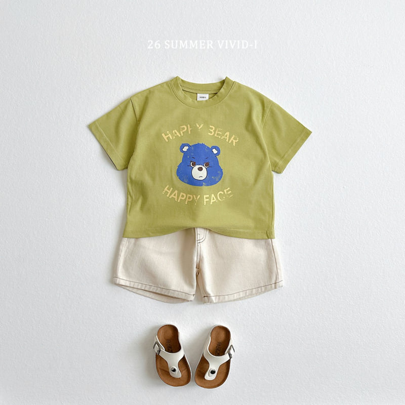 Vivid I - Korean Children Fashion - #fashionkids - Stitch Cotton Shorts - 5