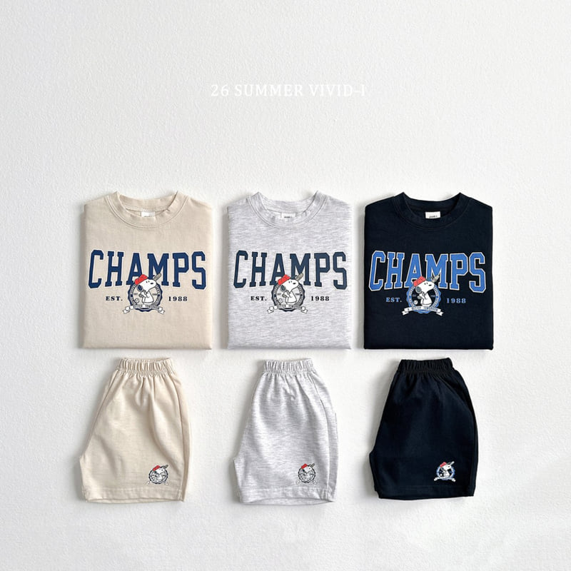 Vivid I - Korean Children Fashion - #fashionkids - Baseball Champs Set - 3