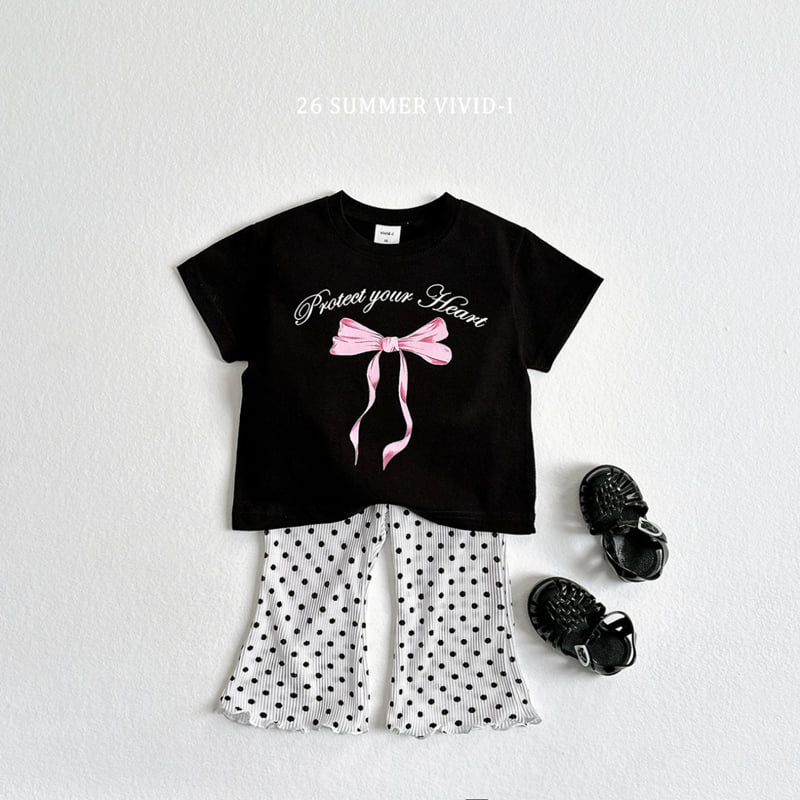 Vivid I - Korean Children Fashion - #kidsshorts - Color Pleated Flared Cropped Pants - 10