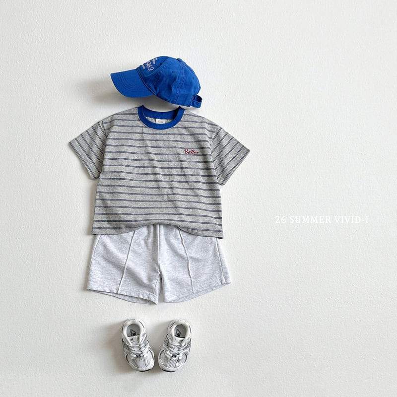 Vivid I - Korean Children Fashion - #kidsshorts - Pintuck Sweat Shorts - 12