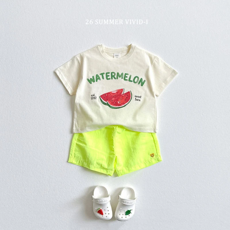 Vivid I - Korean Children Fashion - #kidsshorts - Heart Smile Nylon Pants - 8