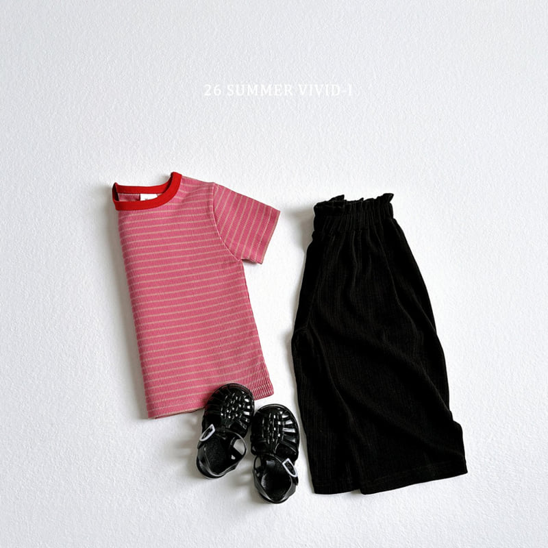 Vivid I - Korean Children Fashion - #kidsshorts - Pleated Banding Wide Pants - 11