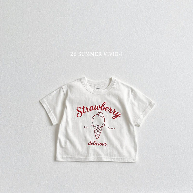 Vivid I - Korean Children Fashion - #fashionkids - Ice Cream Short Sleeve Tee - 4