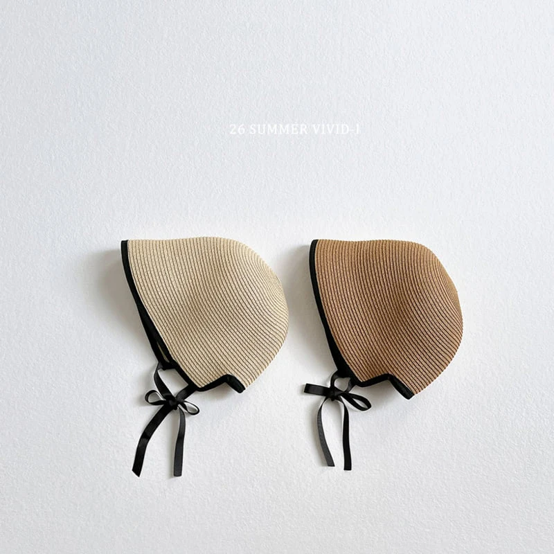 Vivid I - Korean Children Fashion - #kidsshorts - Strap Bonnet Hat