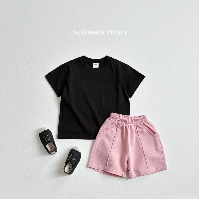 Vivid I - Korean Children Fashion - #kidsshorts - Summer Oversized Short Sleeve Tee - 12