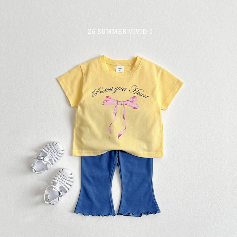 Vivid I - Korean Children Fashion - #kidsshorts - Summer Indigo Flared Cropped Pants - 5