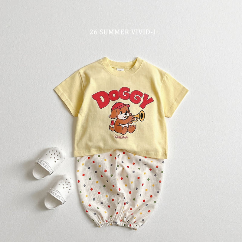 Vivid I - Korean Children Fashion - #kidsshorts - Summer Pop Art Set - 11